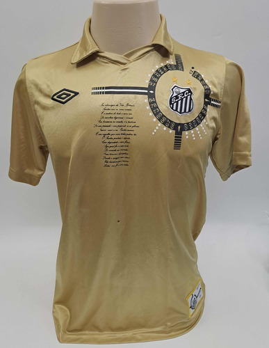 Camisa Umbro 2011 Santos Fc Dourada Edição Limitada