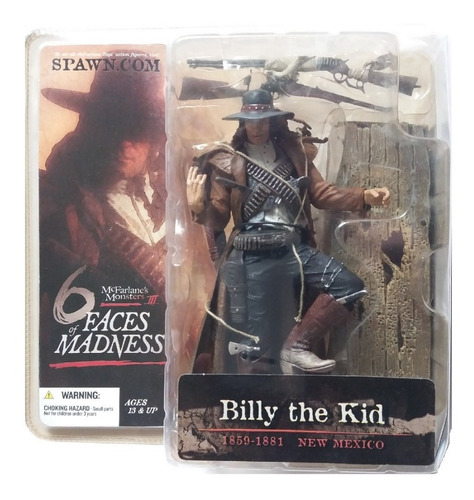 Billy The Kid 6 Faces Of Madness Mcfarlane Monsters 2004