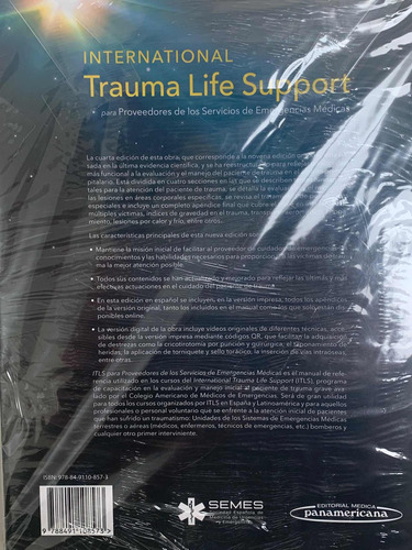 Itls International Trauma Life Support 4a Ed En Español