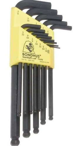 Set Llave Allen 050-3/8 Blx13