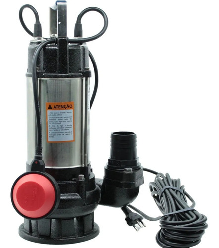 Imagem 1 de 5 de Bomba Submersa Limpa Fossa Aço Inox 1.0hp 110v Worker + Nf