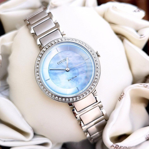 Imagen 5 de 5 de Citizen Silhouette Swarovski Crystal Em0480-52n ... Dcmstore