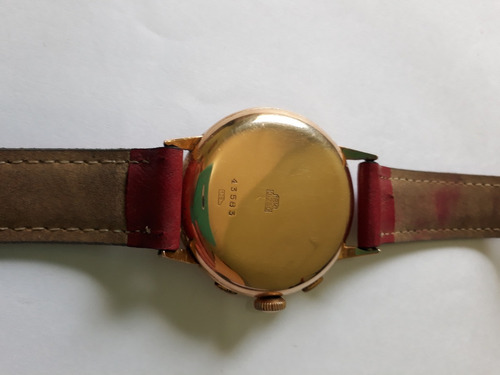 Relógio Masculino Chronograph Suisse Em Ouro 18k