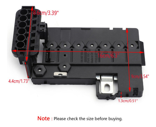 Terminal Batería Caja Fusibles Para Vw Jetta Polo Skoda