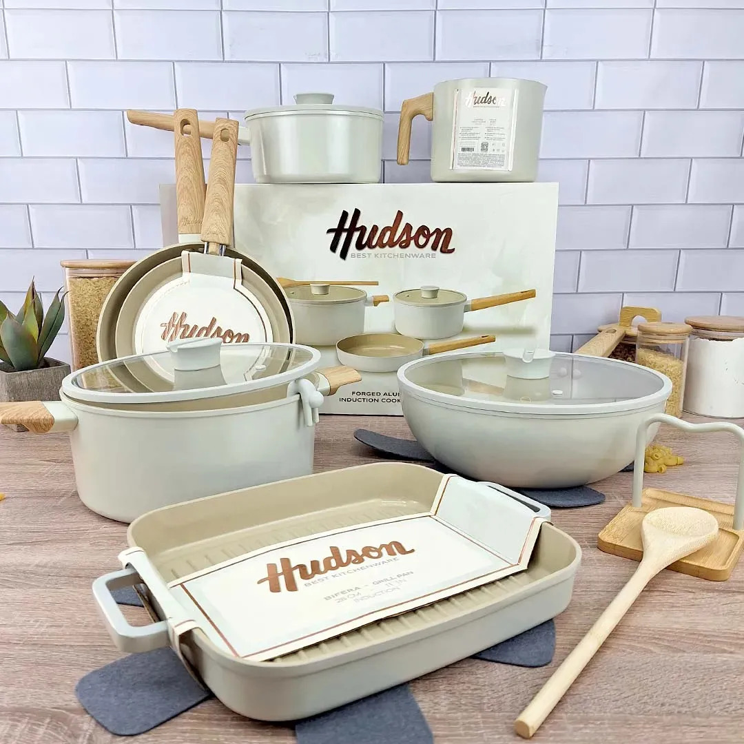 Juego De Ollas Panquequera Antiadherente Hudson Induccion Harmony Har33 / Har01 / Har14 / Har27 / Har29