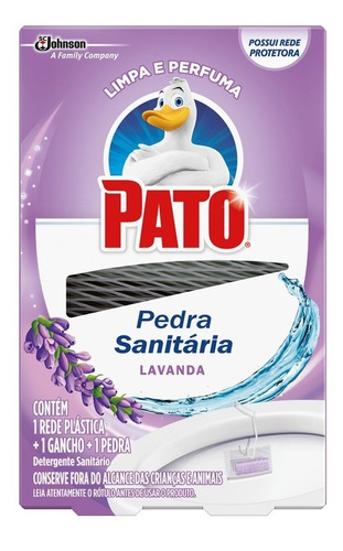 Pato Lavanda 1 Rede Plástica + 1 Gancho + 1 Pedra 25g