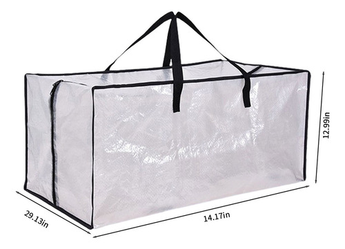 Bolsas De Mudanza Transparentes, Extra Grandes Y Resistentes