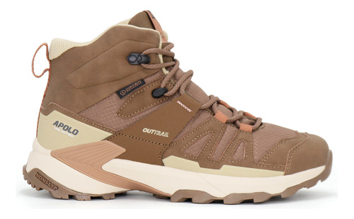 Zapatilla Botin Outdoor De Mujer Apolo Ad24-33q4 Marron
