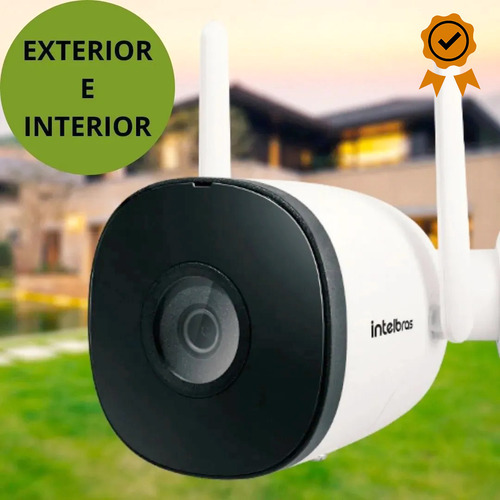Câmera De Segurança Externa Izy Smart Izc 1005 Intelbras Branco