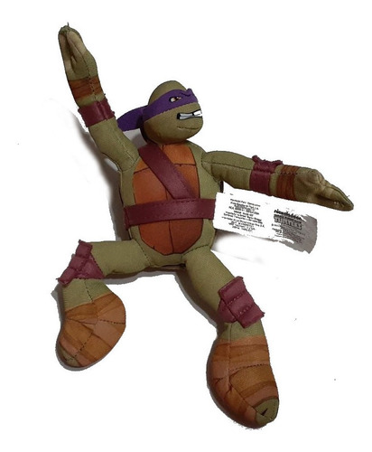 Muñeco Tortugas Ninja Tela Mc Donalds Donatello 2013 Violeta