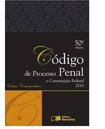 Livro Codigo De Processo Penal 2010 - Tradicional Capa Dura