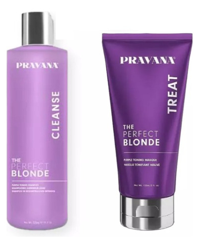 The Perfect Blonde Shampoo 325ml  + Mascarilla 150ml Pravana