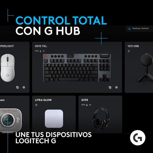 Microfone Logitech G Yeti Orb preto. Cor Preto