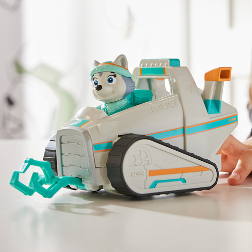 Paw Patrol Vehículo Básico Sustentable Everest Snow Plow Azul Claro
