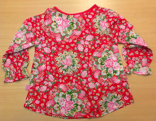 Blusa Floreada Niña Marca Mimo Babies Talle 2