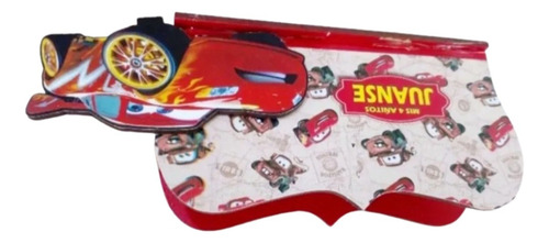 Souvenirs Rayo Mac Queen Cars X10 Servilleteros 14x7cm