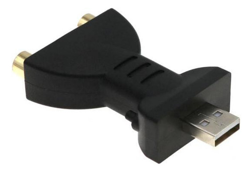 Convertidor Usb Macho A 2 Rca Hembra 2 Piezas