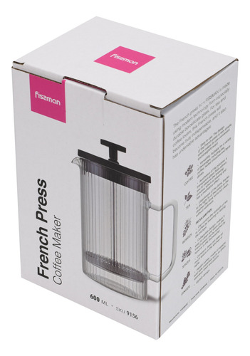 Cafetera Prensa Francesa Line 600 Ml Fissman