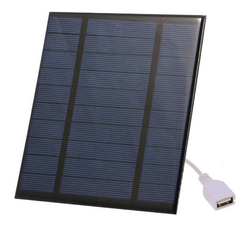 Cargador Solar Portátil 15w Con Puerto Usb Con