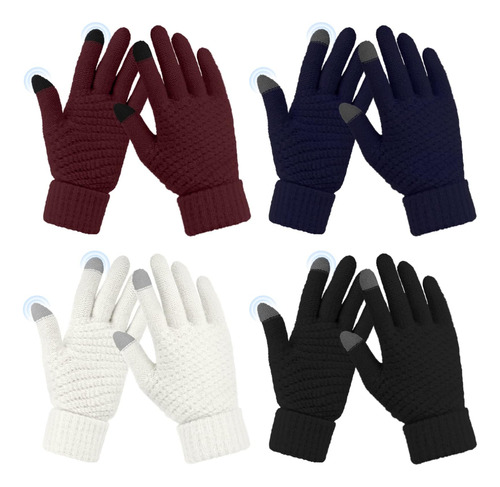 Omisy Guantes De Invierno Para Pantalla Táctil Para Mujer Gu