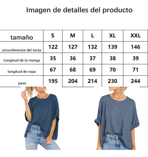 Camiseta Holgada Midi Con Cuello Redondo 2025