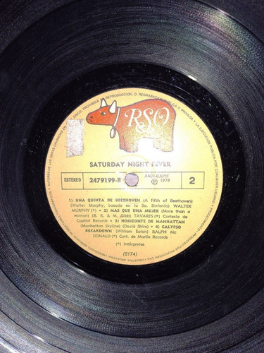 Saturday Night Fever - 2 Vinilos - Producido Por Phonogram (Usado)