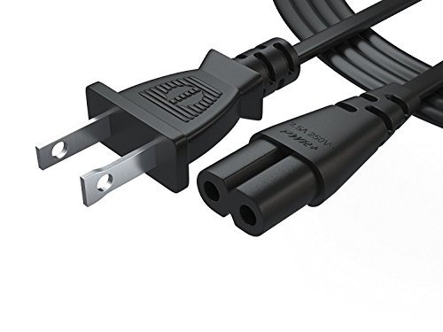[ul Listed] Pwr + Long 6 Ft 2 Prong Ac Cable De Pared 2 Ranu