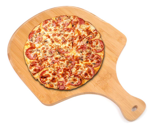 Premium Bamboo Pizza Peel Pizza Spatula Paddle Mango Pi...