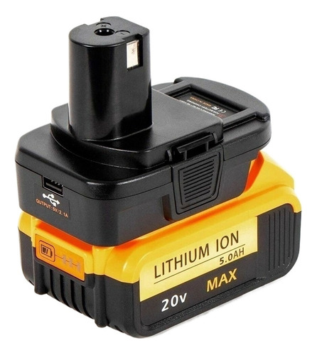 Adaptador De Batería Dm18rl Usb Para Dewalt De 20 V A Herram