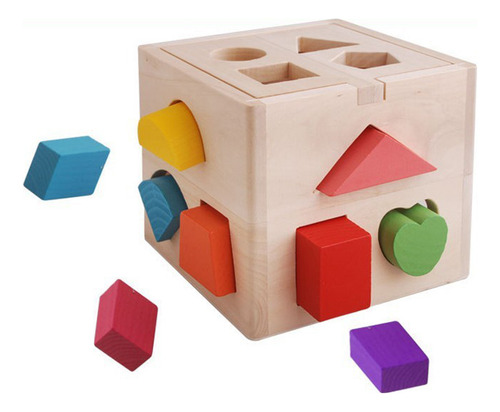 Juguete A Juego Para Clasificar Bloques De Construcción Con