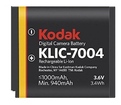 Bateria Original Kodak Klic-7004 Easyshare V1273 M1033 V1073