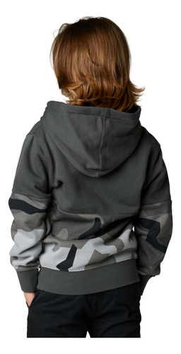 Imagen 3 de 3 de Buzo Niño Fox - Yth Lindon Zip