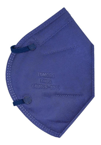 Kn95 Mascarillas Cubrebocas Lavables Caja10pz Colores Tomods Color Azul Marino