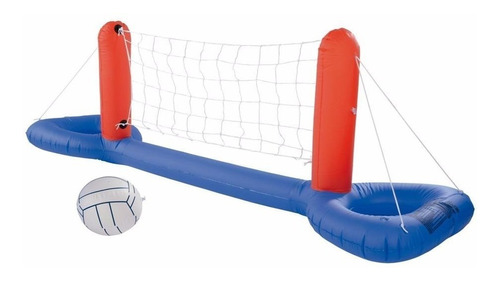 Juego De Piscina Playa Portería Inflable Volleyball + Envio