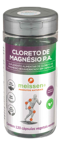 Cloreto De Magnésio Pa 120 Cápsulas Meissen