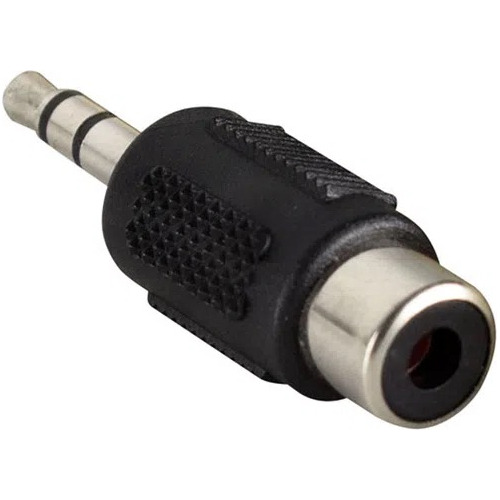 Conector Adaptador Plug 3.5mm Estéreo A Jack Rca Plastico