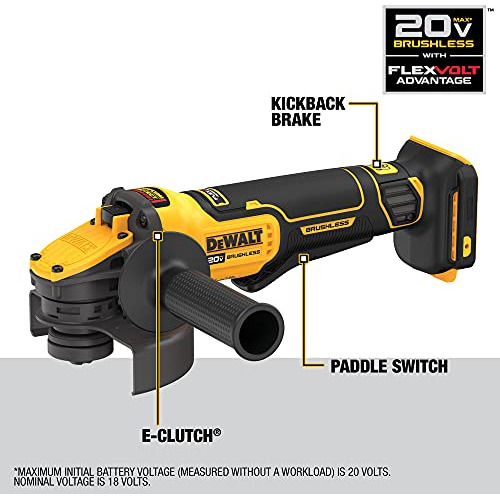 Amoladora Angular Dewalt Flexvolt Advantage 20 V Max*, Con P