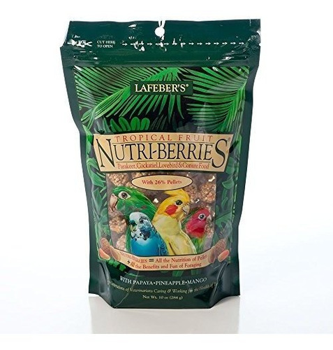 Nb Tropical Nutriberries Cockatiel 4 Pk 10 Oz