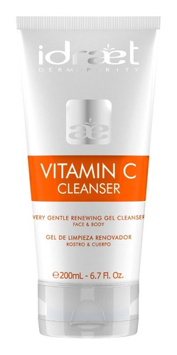 Gel De Limpieza Renovador Idraet Vitamin C Cleanser 200ml