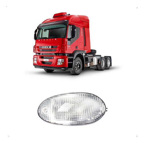 Faro Visera Ovalado Para Iveco Stralis Cursor Tector 