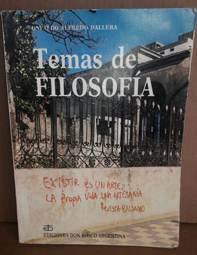 Libro Temas De Filosofía Autor Osvaldo Dallera