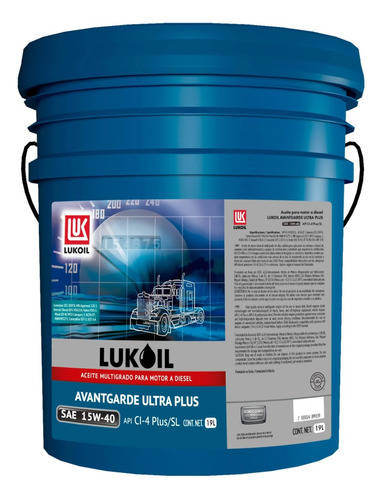 R0054 Lukoil Avantgarde Ultra Plus Sae 15w-40 Motor Diésel 