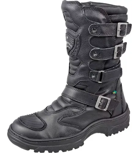 Bota Coturno Motociclista Militar Roqueiro Race Tornado Azim
