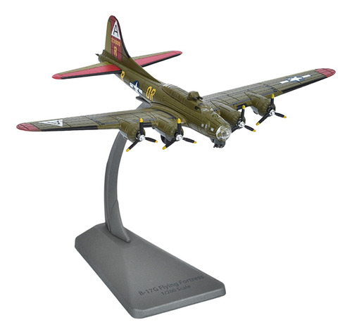 Simulación 1:200 B-17 Modelo De Avión Con Soporte De