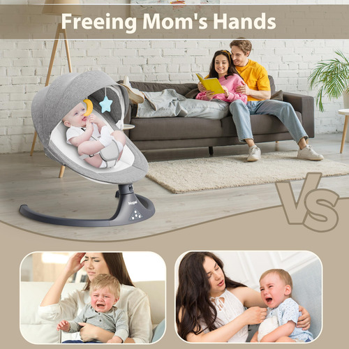 Baby Swing Napei Electric W/ Bluetooth & Remote Control
