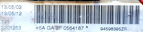 Airbag Volante Peugeot 206 207. Orig. Ver Fotos! Detalle!!