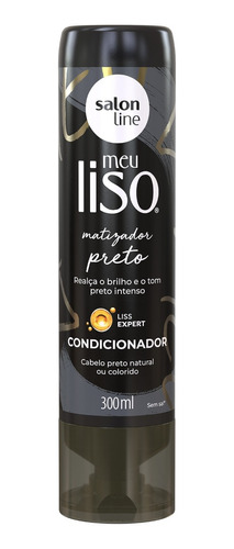 Meu Liso Condicionador Matiz Preto 300ml Salon Line