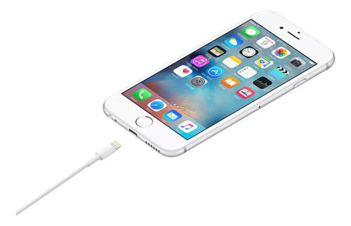 Cable Apple De Carga Lightning A Usb Mxly2am/a 1 Metro Blanco