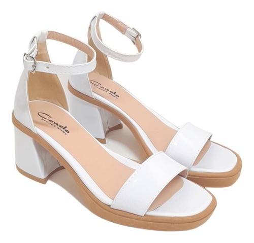 Imagen 2 de 4 de Sandalias Urban Charol White