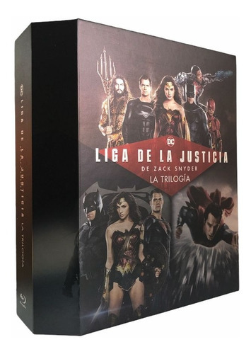 Liga De La Justicia Trilogia Zack Snyder Boxset Blu-ray